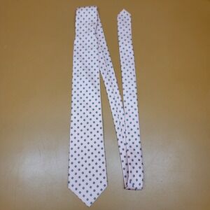 Hastings Bay Pink Silk Tie Small Geometric Pattern Men's Necktie